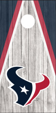 Cornhole Board Wraps Decals Vinyl Stickers Set of 2 - Houston Texans