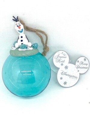 DISNEY Ornament Olaf FROZEN Kugel Figur Dekoration Weihnachten Disneyland NEU