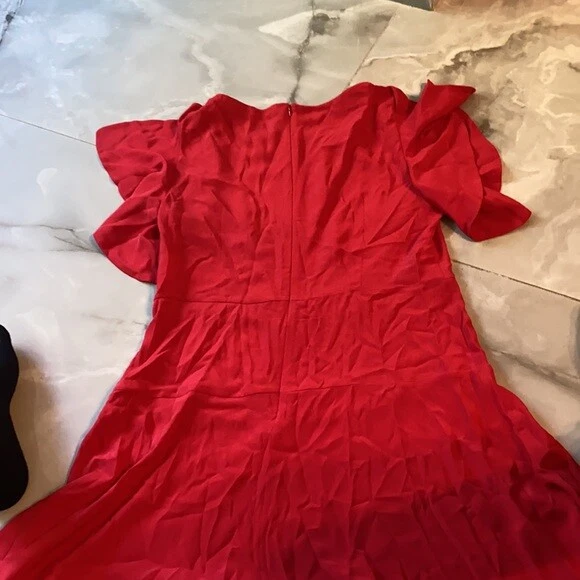 Abito di lusso rosso Valentino vero rosso taglia 46