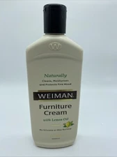 Vintage Weiman Furniture Cream Cleaner Conditioner w/Lemon Oil 8oz New Sealed