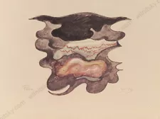 Erwin Stolz (1896-1987) "Foehn wind", Watercolor, 1920s (m)