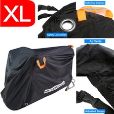 96in Motorcycle Cover Waterproof Outside Snow Dust Scooter Motorbike Protector