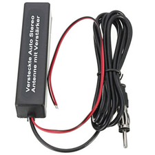 KFZ AUTO RADIO ANTENNE INKL. SIGNAL VERSTÄRKER AM FM PASST FÜR ALLE WAGEN NEU