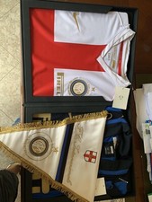 NIKE FC INTER BOX CENTENARIO NUMERATO ANNO 2008 MAGLIE TARGA E GAGLIARDETTO