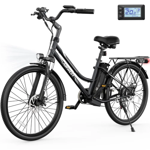 26 In Commuting Electric Bicycle 750W Motor 48V 7 Speed E Bikes for Adults