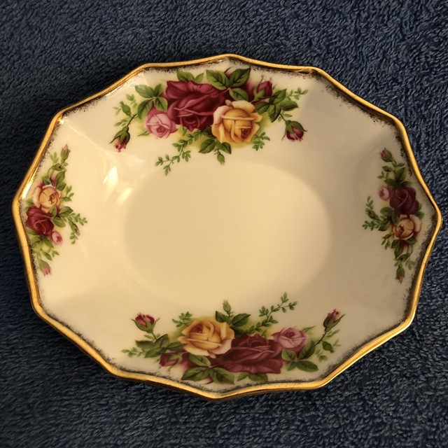 Royal Albert Old Country Rose Oval Sweet Candy Dish eBay