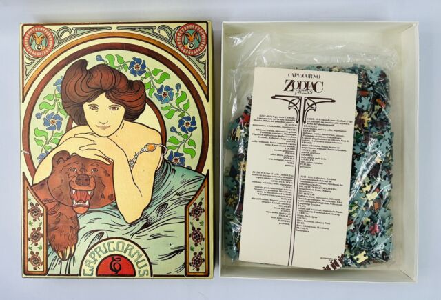 Vintage International Team 1500pc Capricornus Zodiac Puzzle 9055 - Bag Sealed Vintage International Team 1500pc Capricornus Zodiac Puzzle 9055 - Bag Sealed