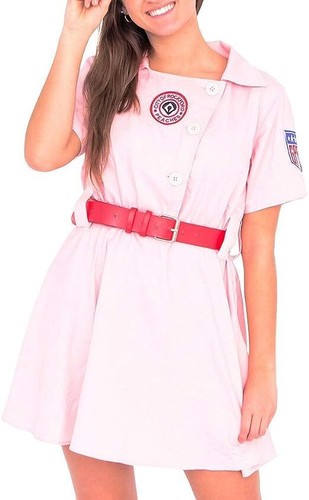 Damen Rockford Peaches AAGPBL Replik Baseball Kleid Halloween Kostüm Cosplay - Bild 2 von 10