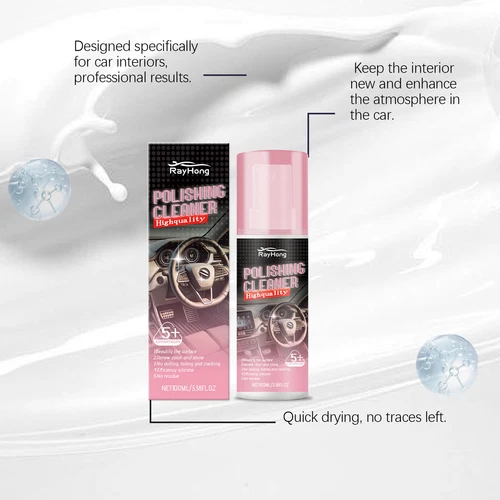 Car Interior Polish Car Interior Cleaner Interior Detailer Spray 100ml - Picture 9 of 14