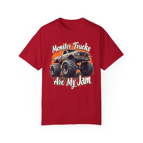 Funny Monster Truck Jam Unisex T-shirt, Humorous Tee, Sarcastic Top, Joke Shirt - 第 34/37 張圖片