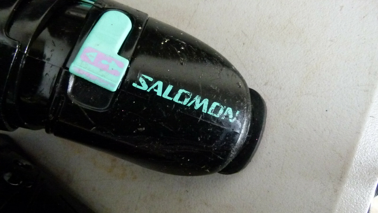 Salomon SX72 HTC Stivali da sci da discesa neri come nuovi rosa 330 335