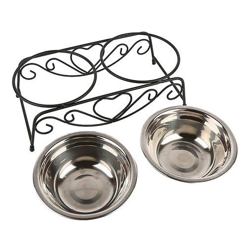 Cuenco de alimentación de acero inoxidable para gatos - Imagen 15 de 24