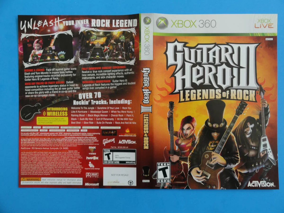 Slash Png - Guitar Hero 3 Xbox 360 Cover Clipart is best quality and high  resolution which can be used personally or non-commercially.