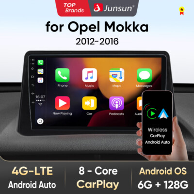 DAB+ 6G+128GB Für Opel Mokka X 2012-2016 Android 13 Autoradio Navi WIFI CarPlay