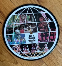 Walt Disney IT'S A SMALL WORLD Picture Disc Record  7" 33 1/3 rpm 1975