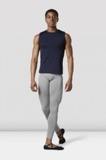 Bloch Mens Dance Fitness Sleeveless Fitted Muscle Top Vest Nylon Spandex MT011