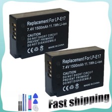 2x For Canon LP-E17 Battery EOS 77D M3 M5 800D 750D 760D T6i T6s