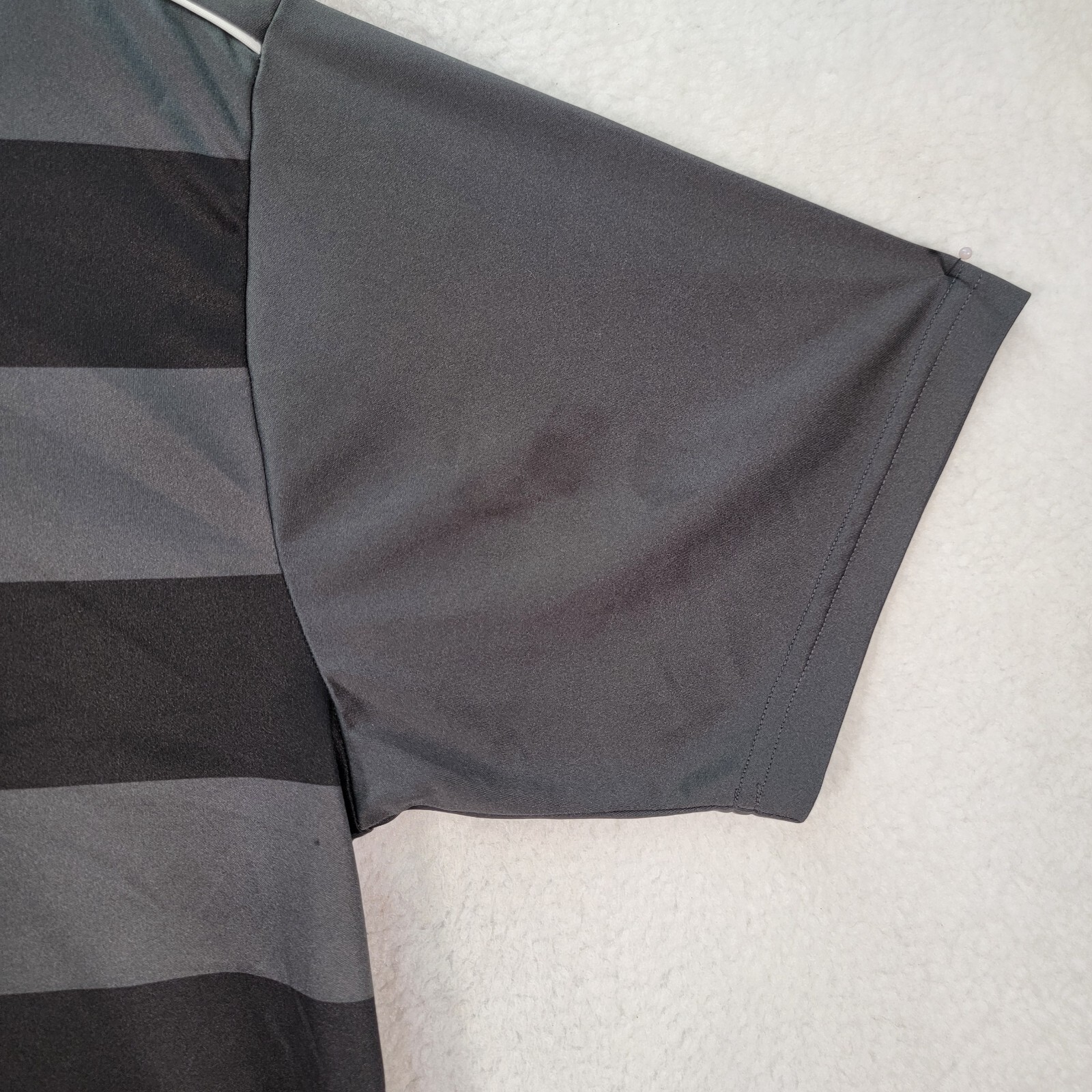 Magic Kick Gray Striped High Rollers Graphic Tee … - image 10