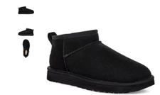 UGG Classic Ultra Mini Black Boot Bootie Women's US sizes 5-11/NEW!!