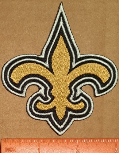 New Orleans Saints Socks HUGE New Orleans Saints Iron-On Patch - Foto 3