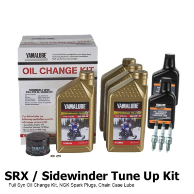 YAMALUBE GEAR OIL 12缶セット Yamaha SRX Sidewinder Tune Up Oil Change Kit Spark Plugs +