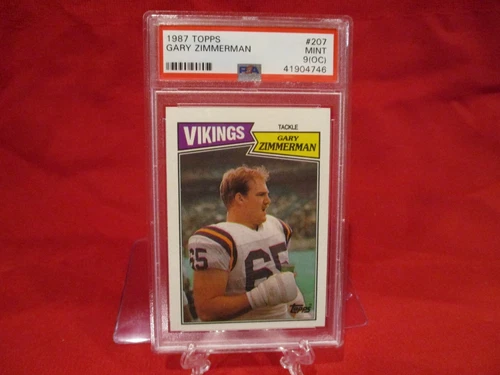 1987 Topps #207 Gary Zimmerman  PSA MINT 9 (OC)