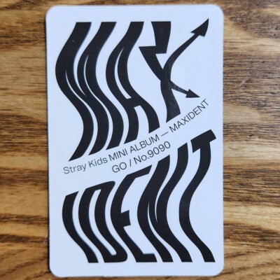 Changbin Official Photocard Stray Kids Mini Album Maxident Genuine