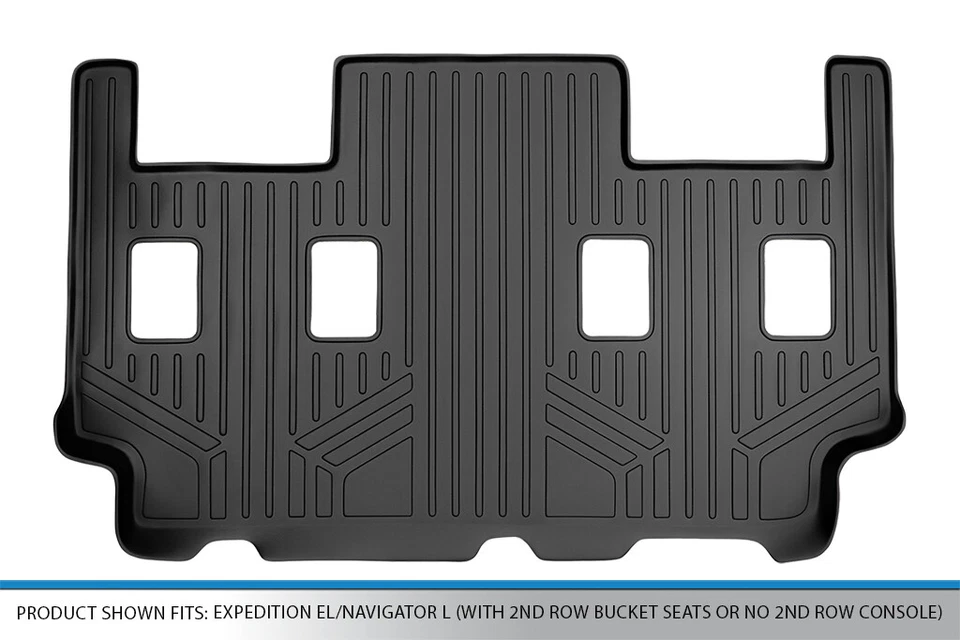 SMARTLINER Custom Fit Floor Mats 3rd Row Mat 2007-2017 Expedition EL Navigator L Foto 3 de 4