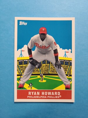 RYAN HOWARD 2007 TOPPS FLASHBACK FRIDAYS BASEBALL CARD # FF1 G9092