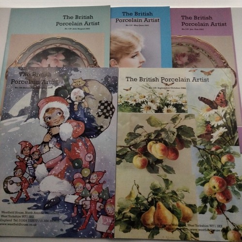 The British Porcelain Artist Magazine 2007 Bundle Lot x 5 Westfield House UK