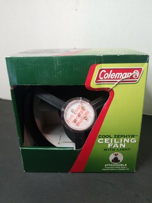 Coleman Cool Zephyr Ceiling Fan With Light New Old Stock Ebay