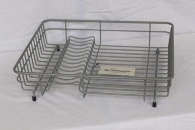 Delfinware 2011GRY Grau Mittel Flach Geschirr Abtropffläche