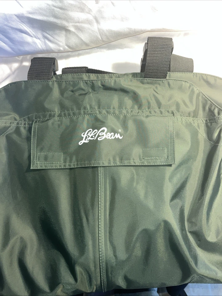 Men's "L.L. Bean's Chest High Full Boot Fishing Waders" Neoprene Boot Large EX - Image 4 of 4