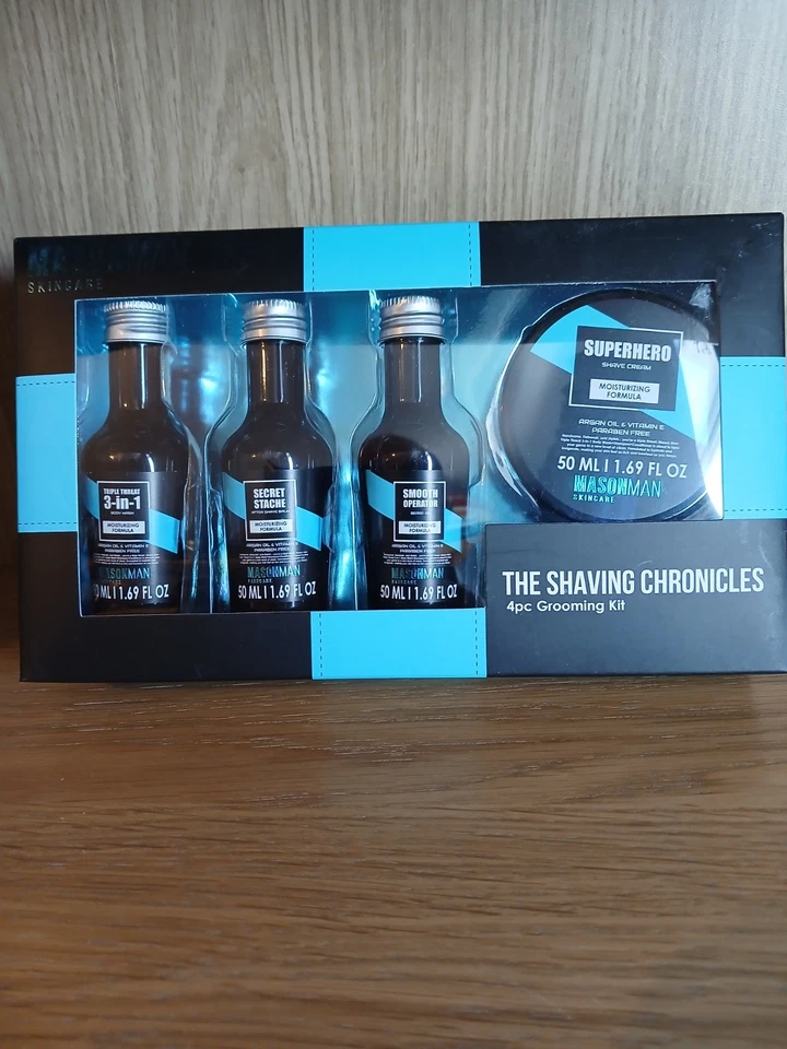 MasonMan Skincare - The Shaving Chronicles - Kit de aseo de 4 piezas - Imagen 1 de 1