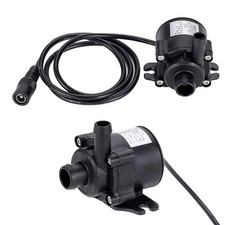 92 GPH Mini Submersible Pump Small Fountain Pump 6.5W 350L/H for water Black