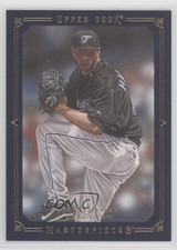 2008 Upper Deck Masterpieces Dark Blue Paper Framed 39/125 Roy Halladay HOF 1e9z
