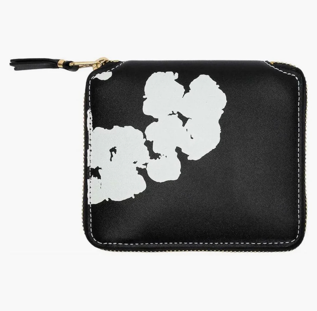 Comme des Garcons x Denim Tears Wallet Black Leather Zip Around