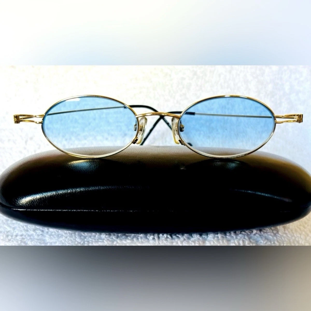 Gucci Blue Oval Sunglasses for Women for sale | eBay