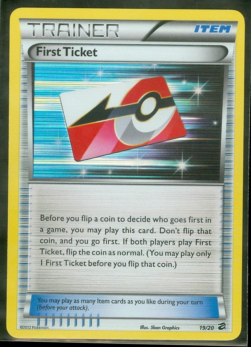 Pokemon FIRST TICKET 19/20 Dragon Vault HOLO - MINT