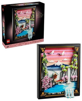 LEGO Art Japanese Cherry Blossom Landscape Building Set 31218, 1892 Pieces