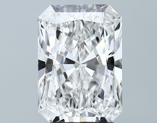 3.58ct Radiant Lab Grown Loose Diamond GIA Cert E/VVS2 + Free Ring (6237045695) 2119.08 per carat