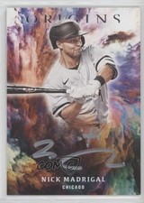 2021 Panini Chronicles Origins Signatures Silver Ink Nick Madrigal Auto v1x