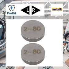 2x ORIGINAL® Metelli Einstellscheibe, Ventilspiel für VW POLO PASSAT B1