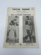 Muhammad Ali vs Ernie Terrell Boxing Program