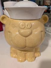 Vintage Smiling Tiger Cookie Jar Holt Howard Friends-Themed Decor