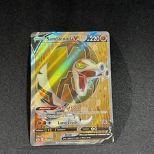 SANDACONDA V 175/198 Ultra Rare Chilling Reign Pokemon Holo NM/M NM/M