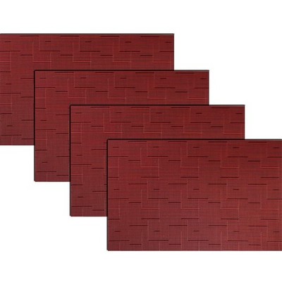 Placemats,Washable Durable Vinyl Woven Table Mats,Elegant Heat Resistant Plac...