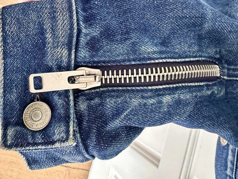 Authentic Givenchy Men's Blue Denim Jacket - Image 3 of 4