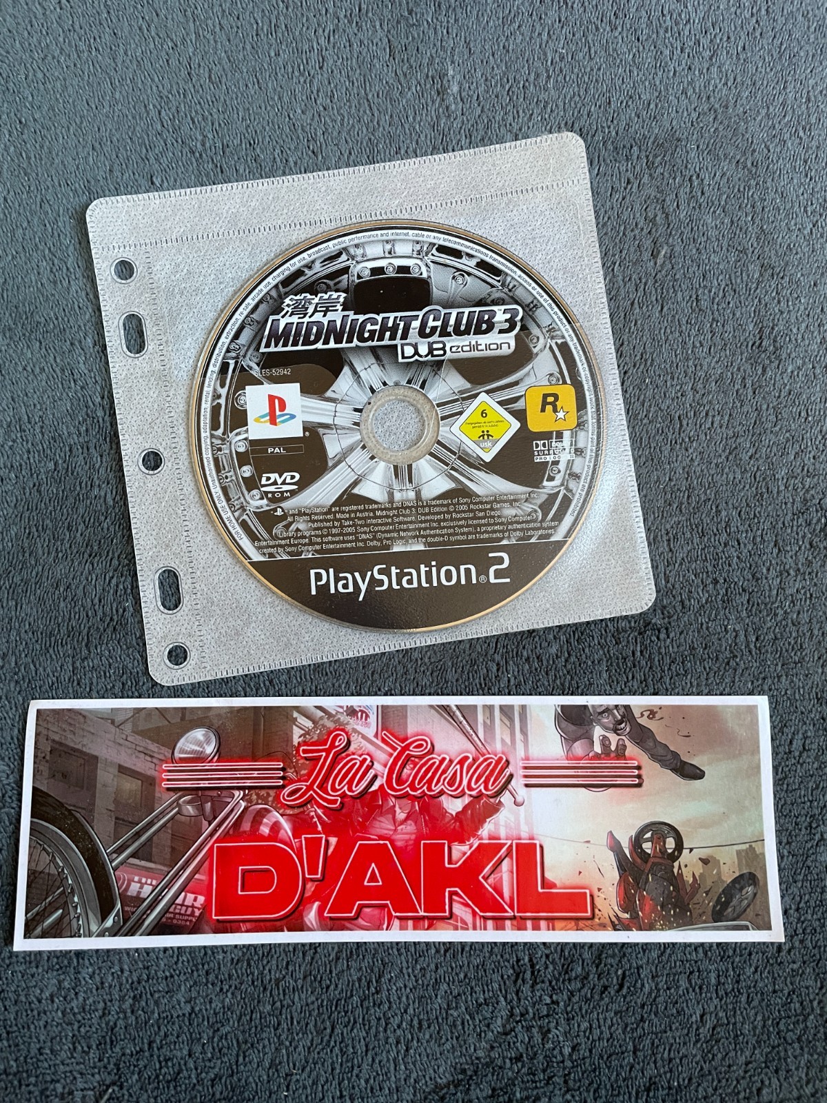 Midnight Club 3: DUB Edition CD SEUL sur Playstation 2 PS2 FR TBE