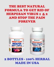 BEST HERBS IN THE WORLD FOR HSV 1 2 WOMEN MEN - - 120 CAPS - MADE IN USA